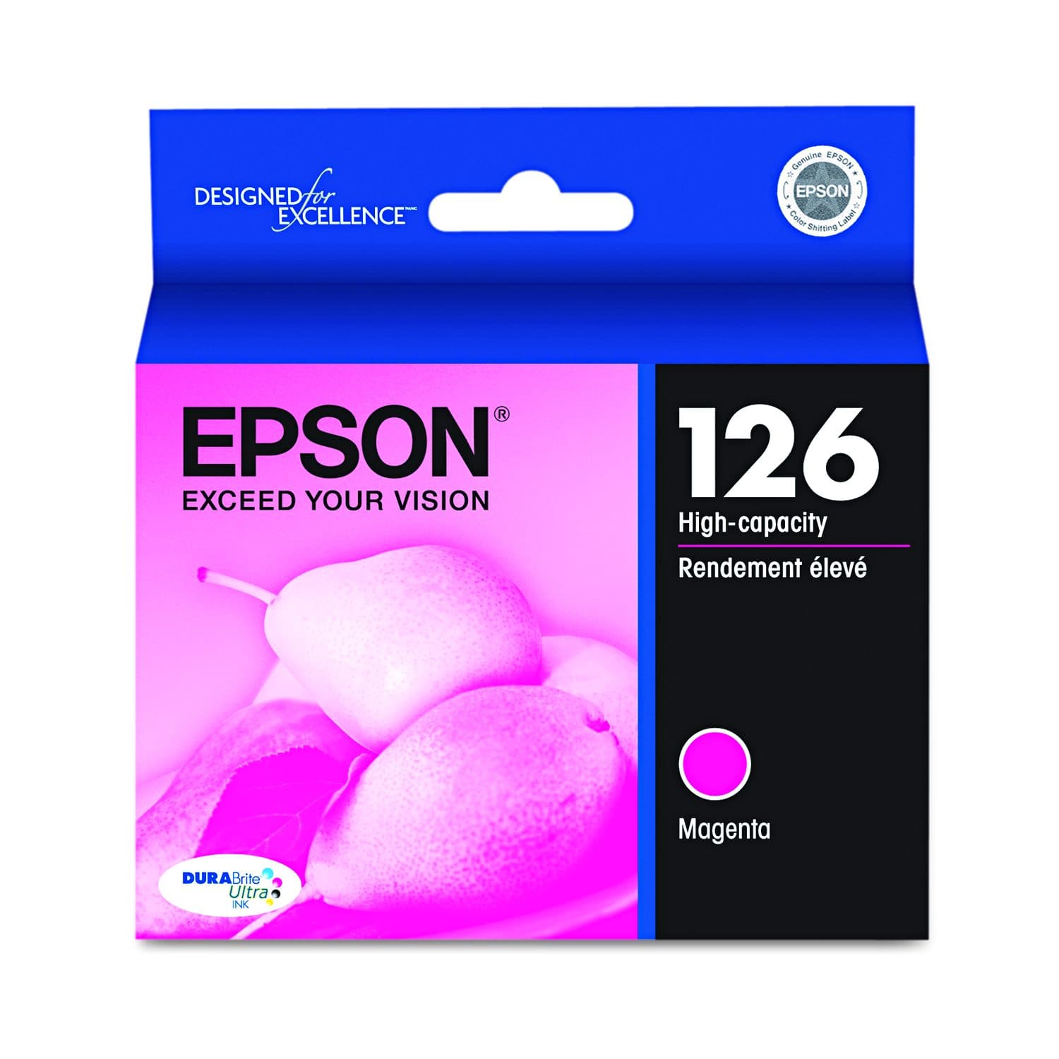 Epson 126 DURABrite Ultra High-Yield Ink, Magenta (T126320-S)