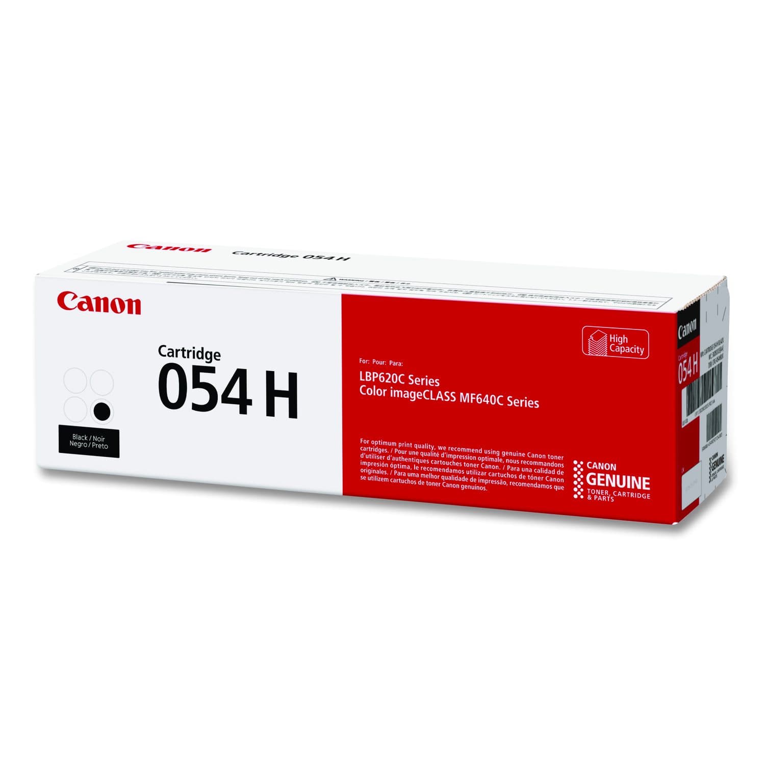 Canon 054H High-Yield Toner, 3,100 Page-Yield, Black (3028C001)