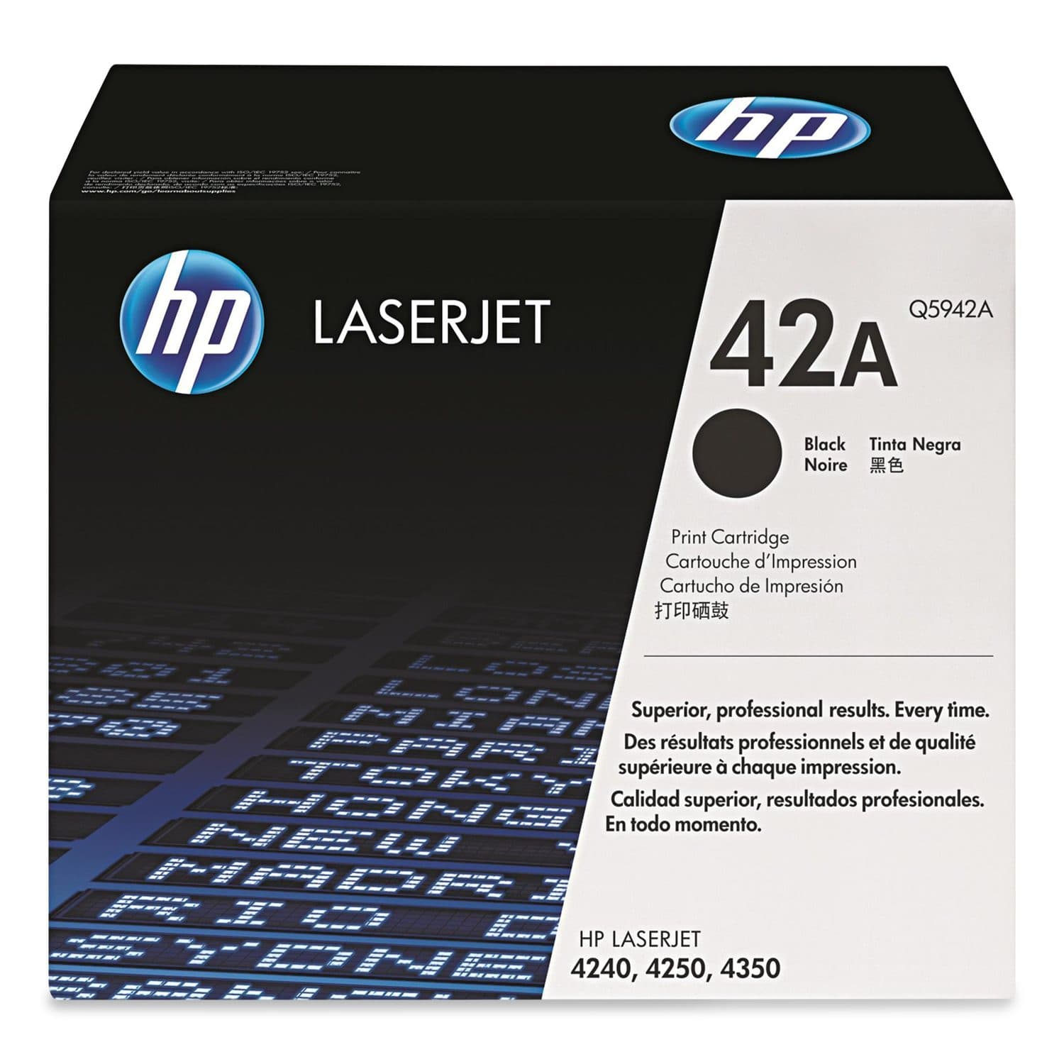 HP 42A Original Standard Yield Laser Toner Cartridge - Black (Q5942A)