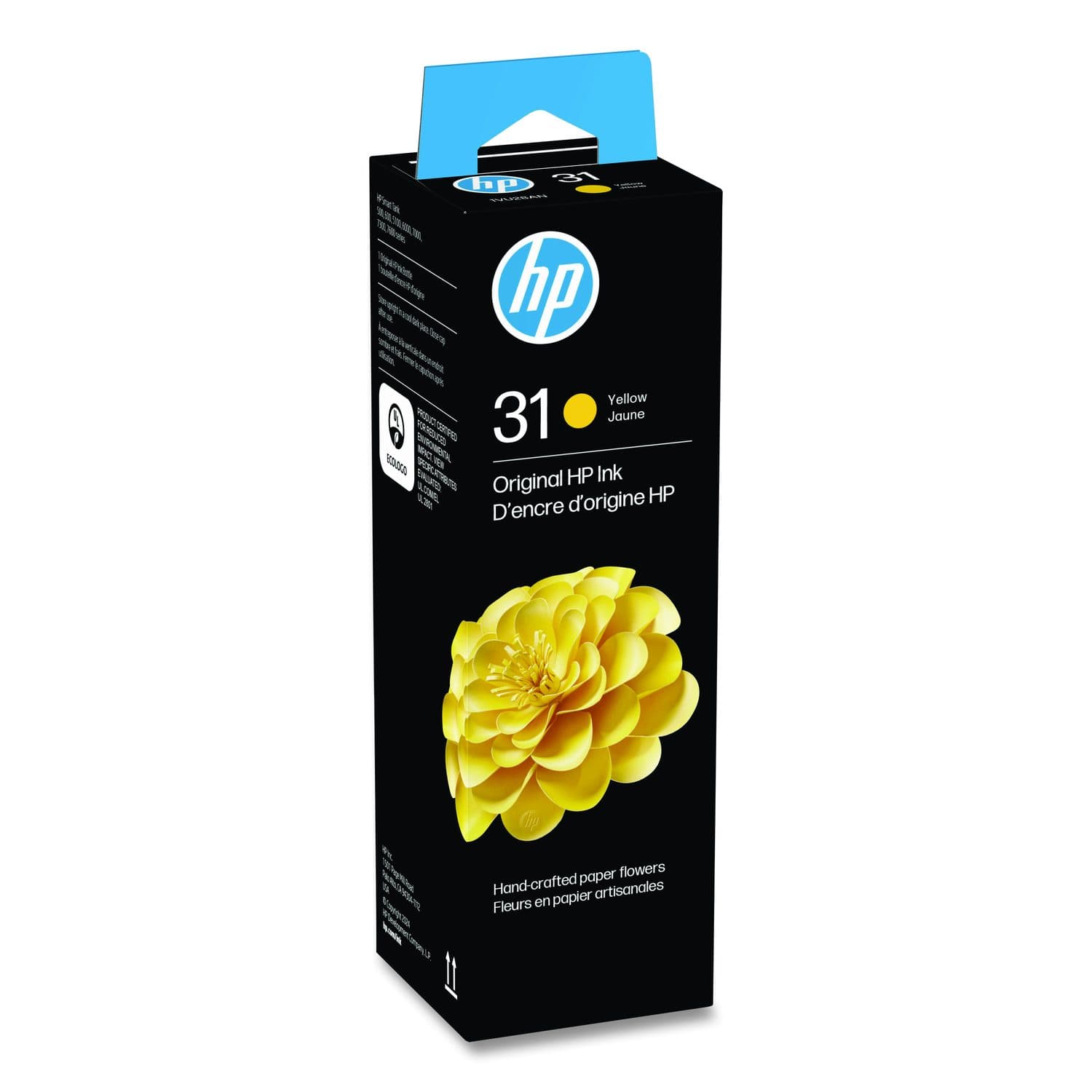 HP 31 High-Yield Yellow Original Ink Bottle (1VU28AN)