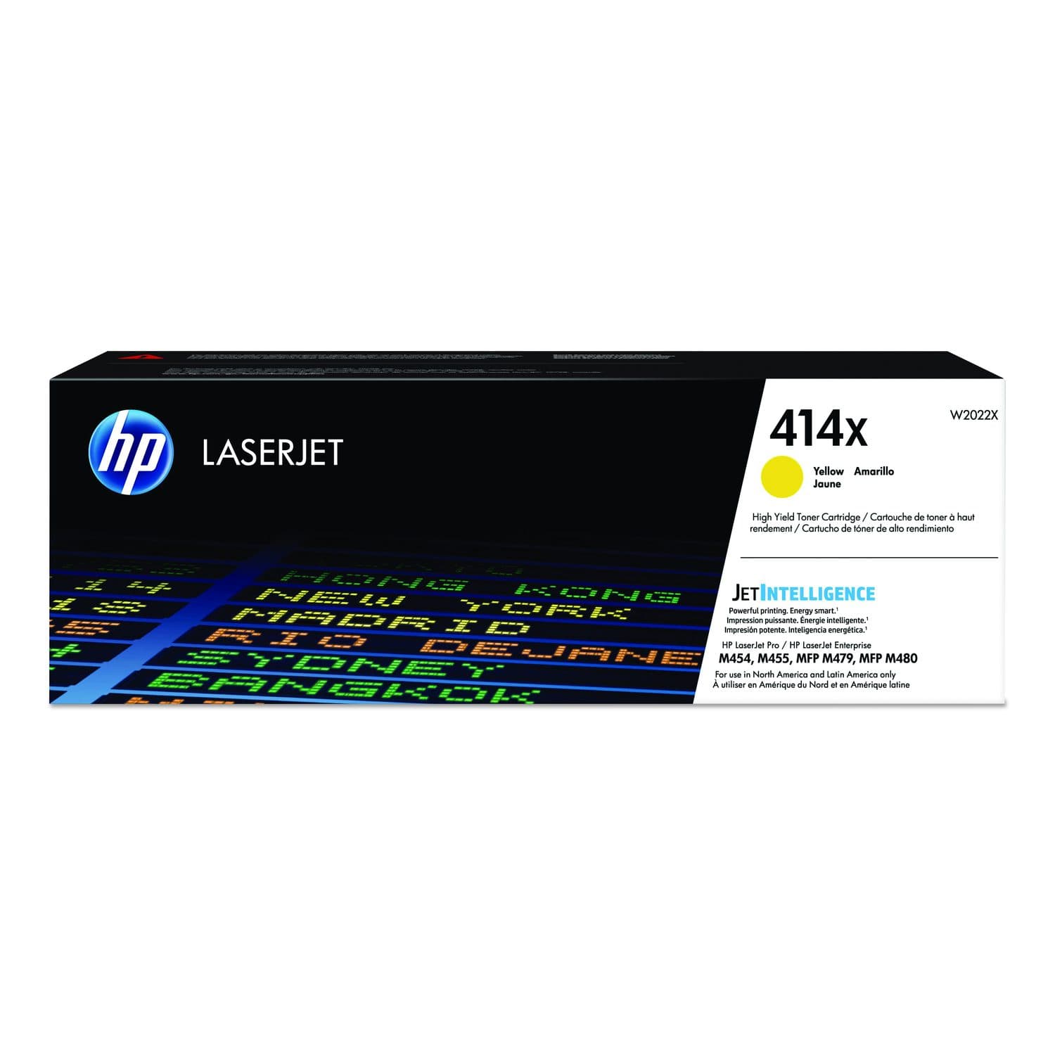 HP 414X High-Yield Yellow Original LaserJet Toner Cartridge (W2022X)