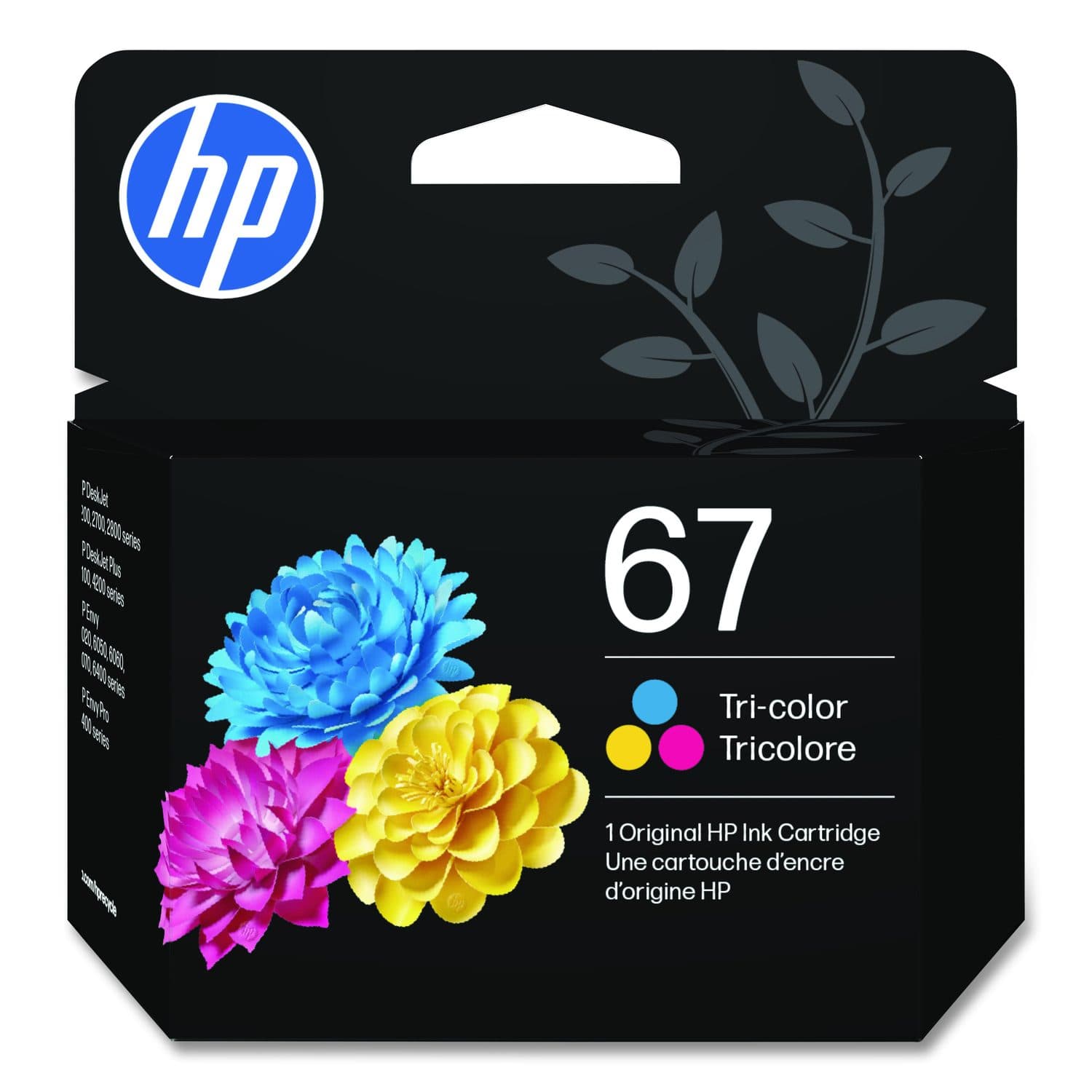 HP 67 Original Inkjet Ink Cartridge - Tri-color (3YM55AN)