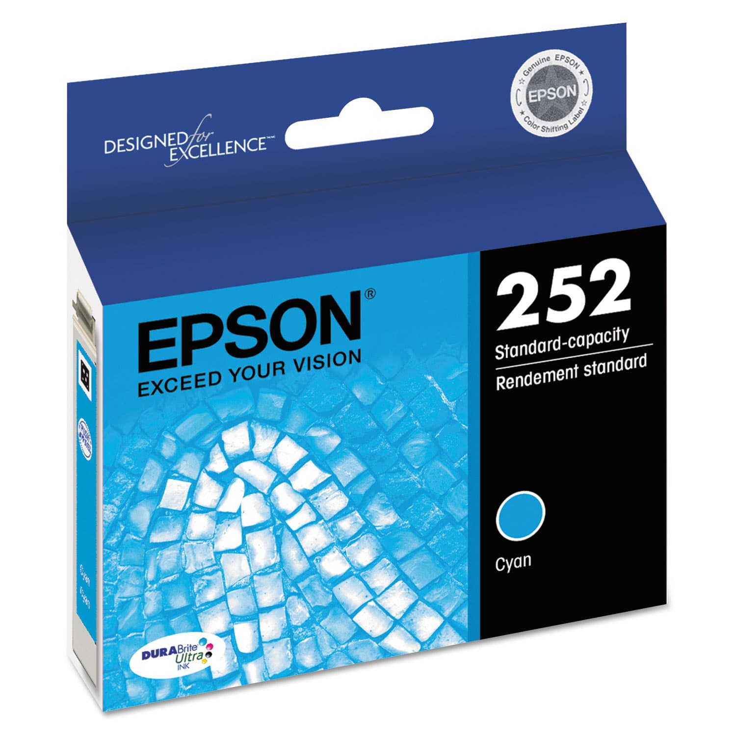Epson DURABrite Ultra T252220 Original Standard Yield Inkjet Ink Cartridge - Cyan (T252220-S)