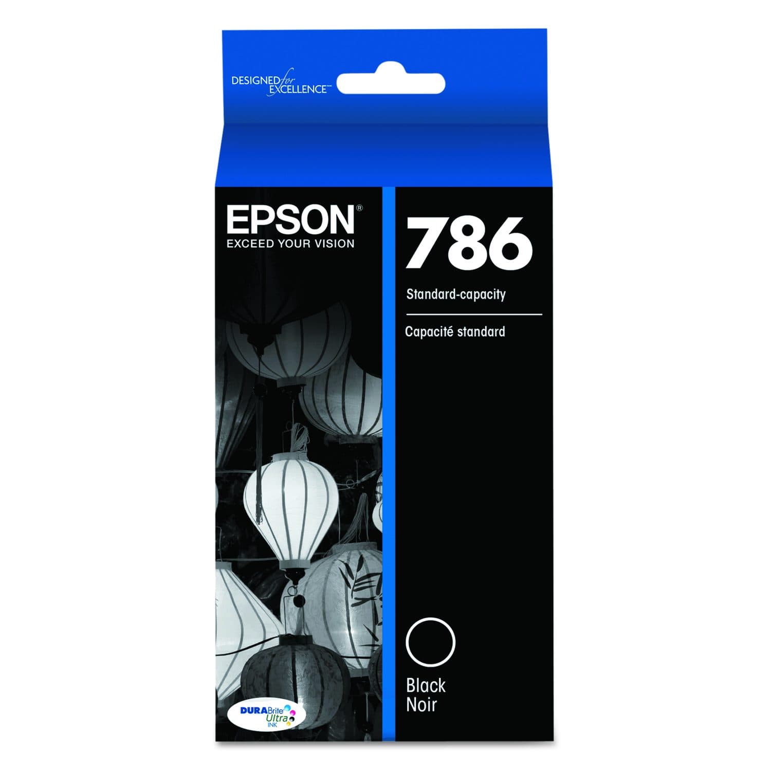 Epson 786 DURABrite Ultra Ink, Black (T786120-S)