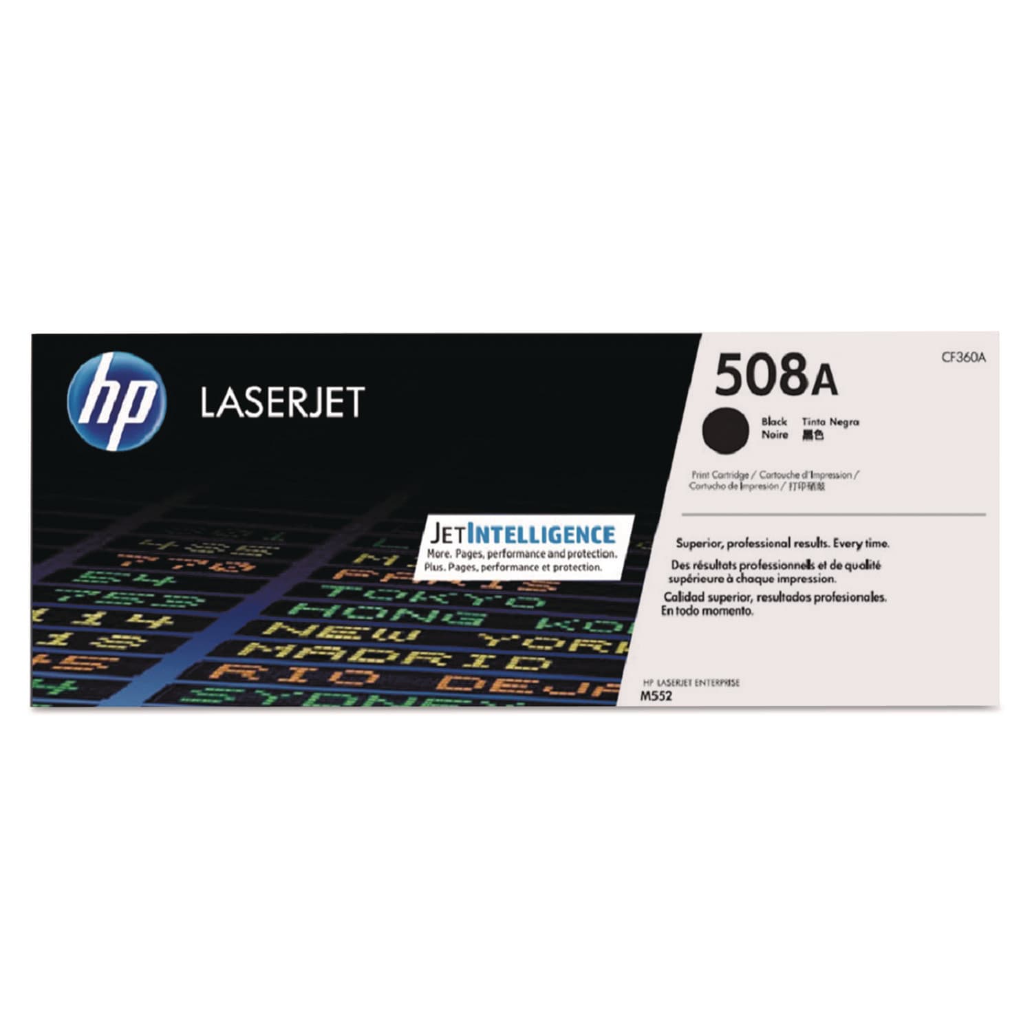 HP 508A Black Original LaserJet Toner Cartridge (CF360A)