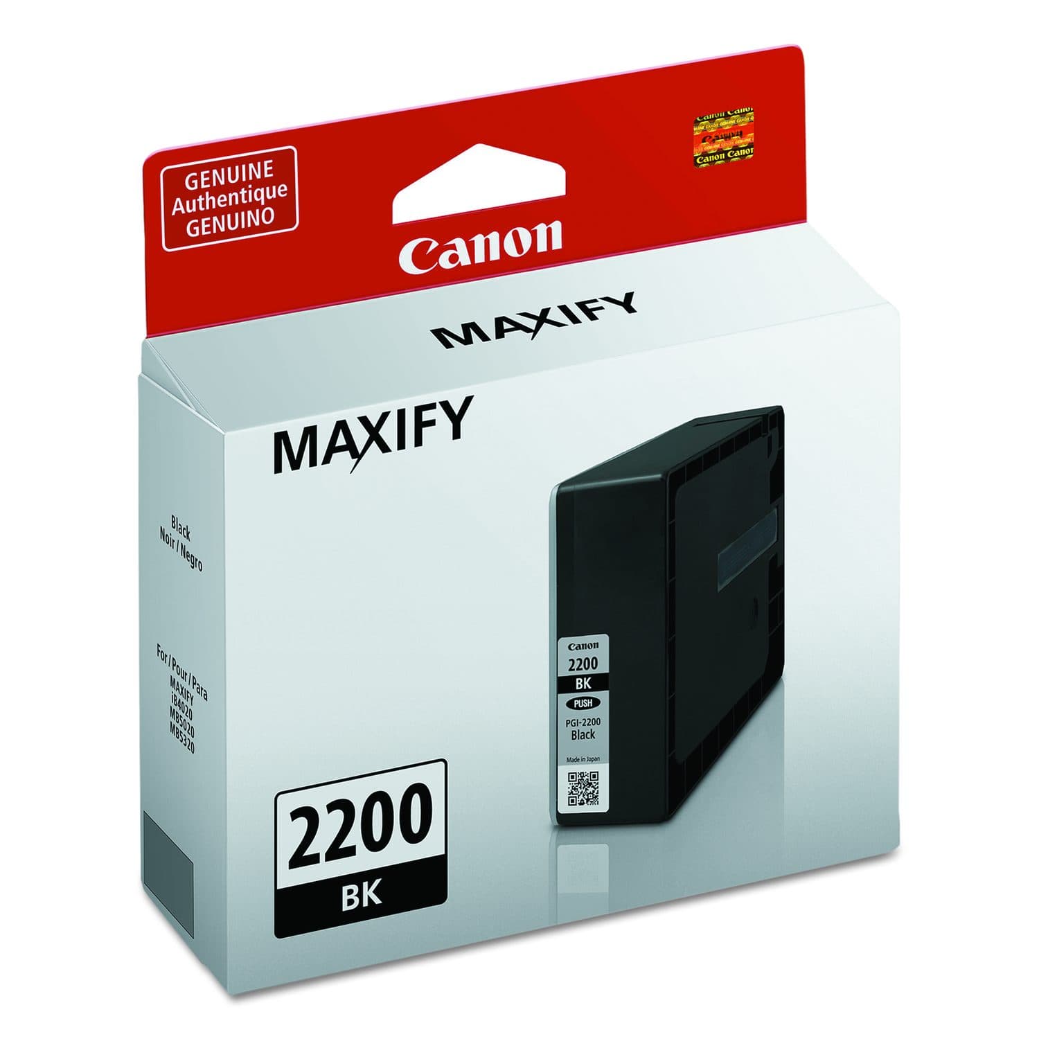 Canon PGI-2200 Ink, Black (9291B001)