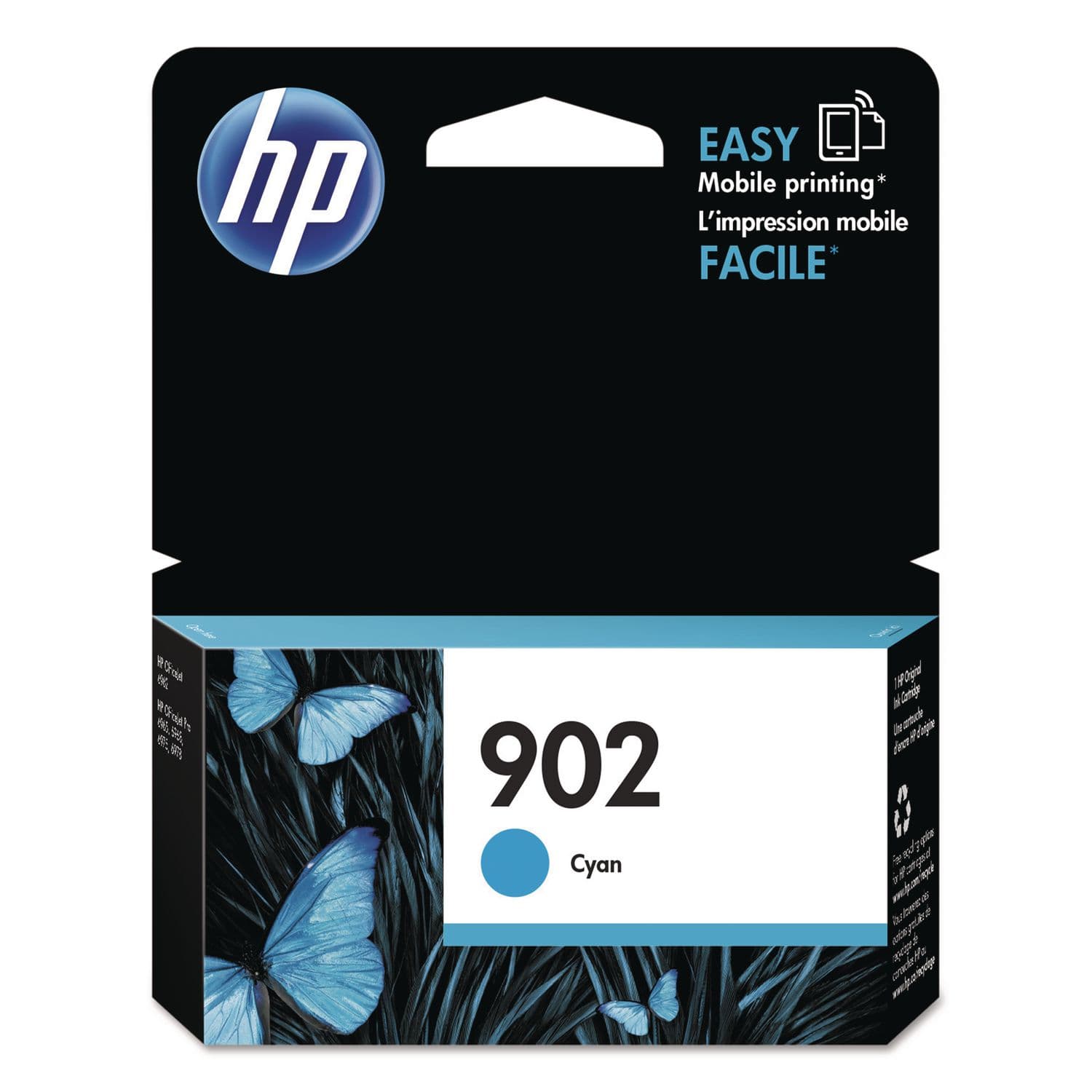 HP 902 Cyan Original Ink Cartridge (T6L86AN)