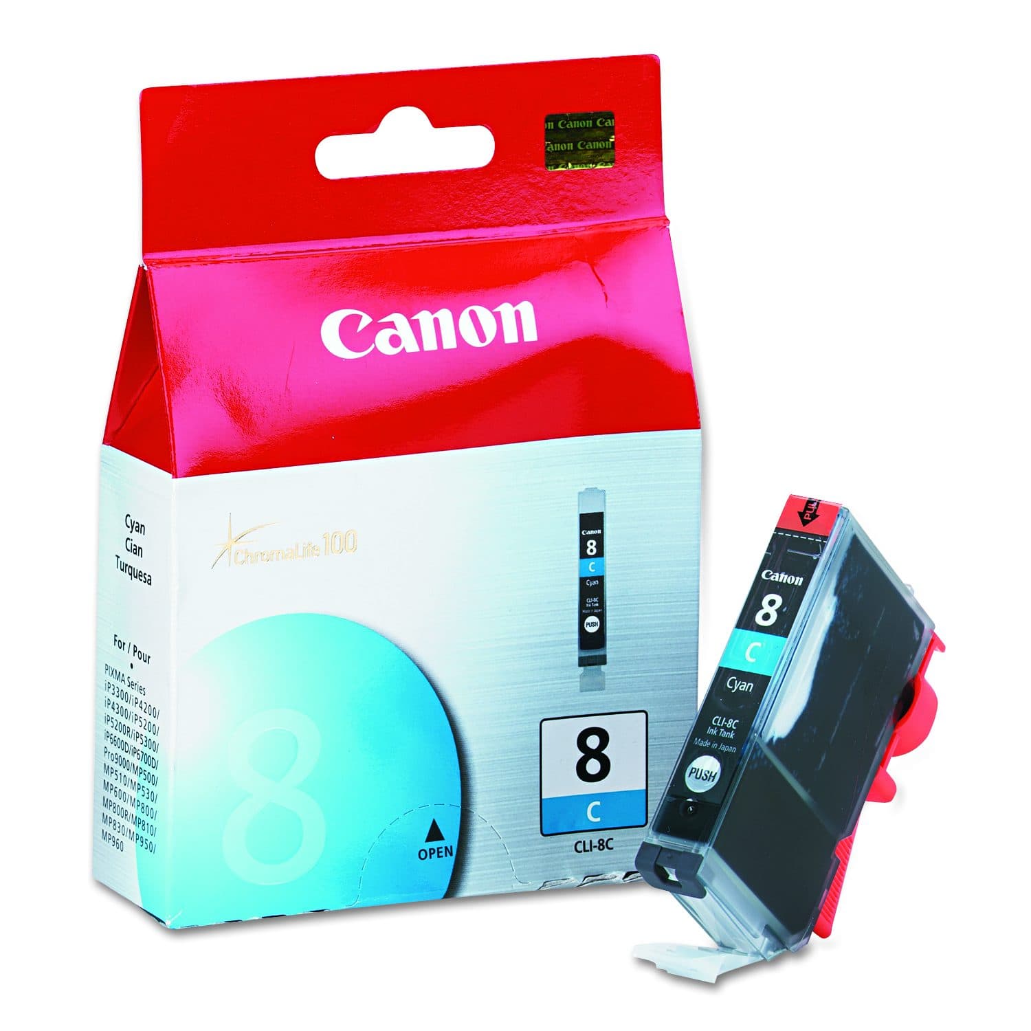 Canon CLI-8 Ink, Cyan (0621B002)