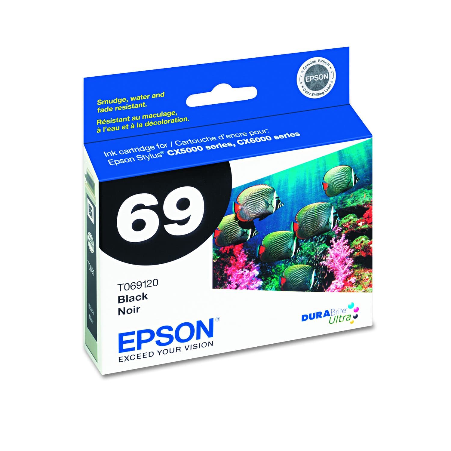 Epson 69 DURABrite Ultra Ink, Black (T069120-S)