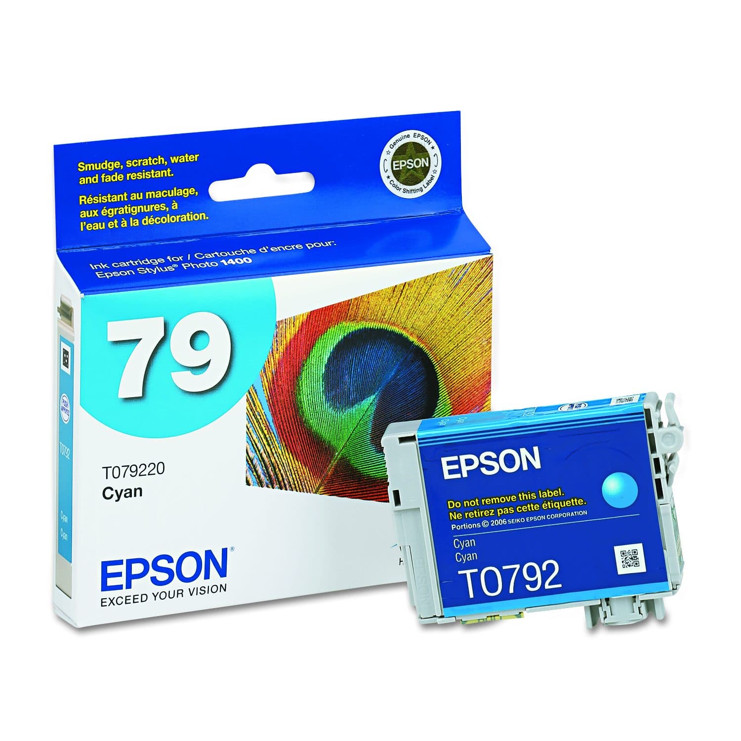 Epson T079220 Original Inkjet Ink Cartridge - Cyan