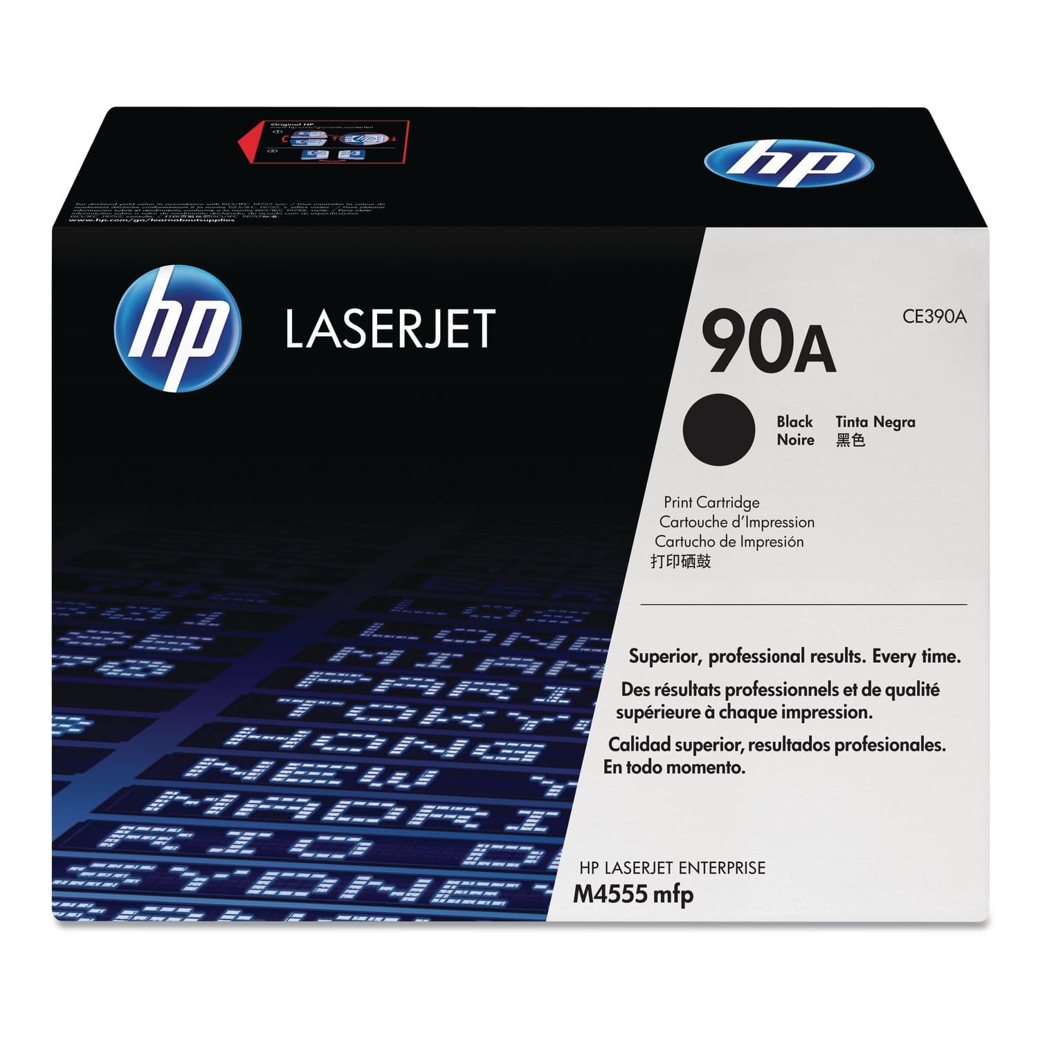 HP 90A Original Standard Yield Laser Toner Cartridge - Black (CE390A)