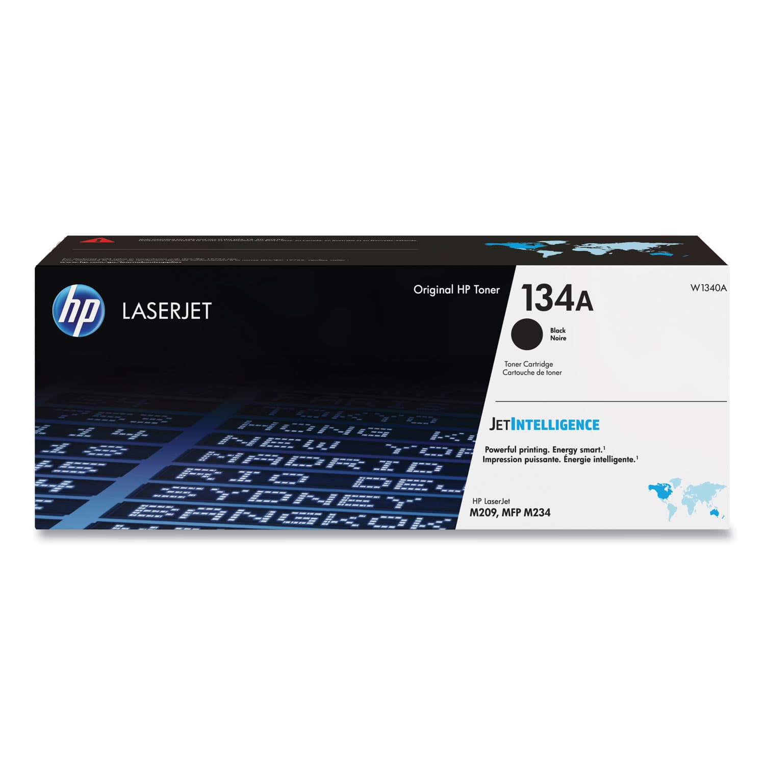 HP 134A Black Original LaserJet Toner Cartridge (W1340A)