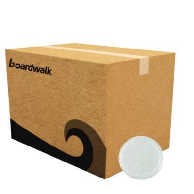Round Aluminum To-Go Container Lids, Dome Lid, 7" Diameter, Clear, Plastic, 500/Carton