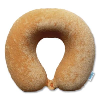 Terry Cloth Neck Pillow, Orange