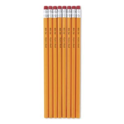 Wooden Pencil, 2.1 mm, #2 Medium Lead, Yellow Barrel, 8/Pack