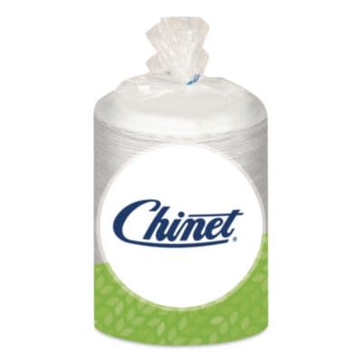 Paper Dinnerware, Plate, 6" dia, White, 125/Pack
