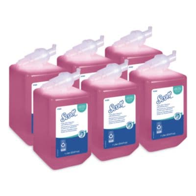 Pro Foam Skin Cleanser with Moisturizers Refill, Light Floral Scent, 1 L, 6/Carton