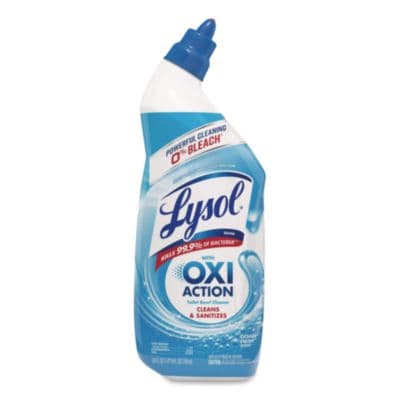 Toilet Bowl Cleaner with Hydrogen Peroxide, Ocean Fresh Scent, 24 oz Angle-Neck Bottle