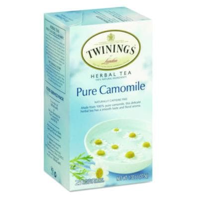 Tea Bags, Pure Camomile, 1.76 oz Filterbag, 25/Box