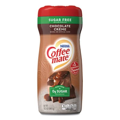 Sugar Free Chocolate Cream Powdered Creamer, 10.2 oz Canister