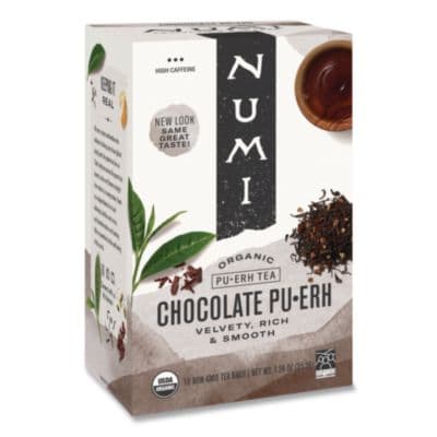 Organic Tea, Chocolate Puerh, 1.13 oz Filterbag, 16/Box