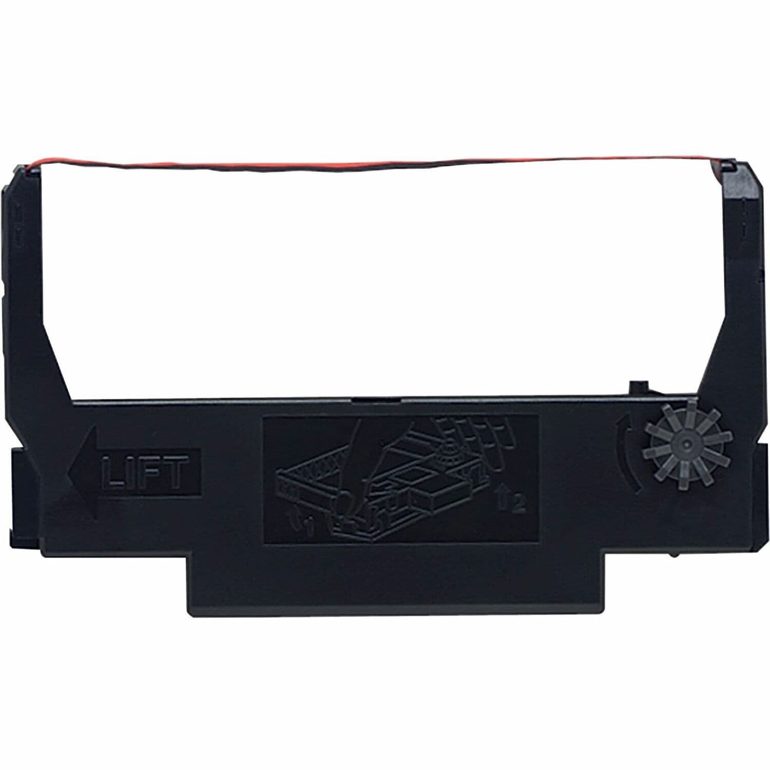 Epson ERC-38BR Dot Matrix Ribbon Cartridge - Black, Red