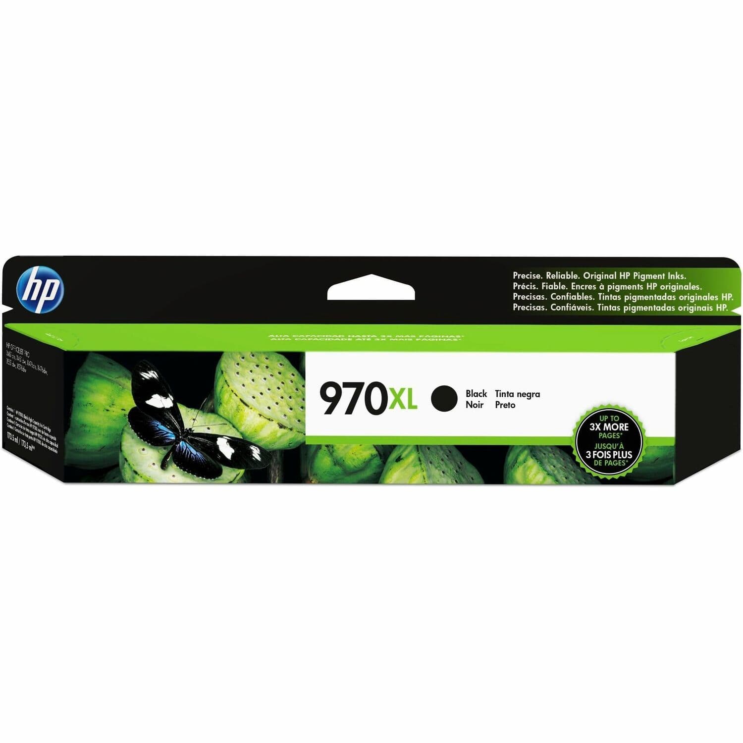 HP 970XL Original High Yield Inkjet Ink Cartridge - Black (CN625AM)