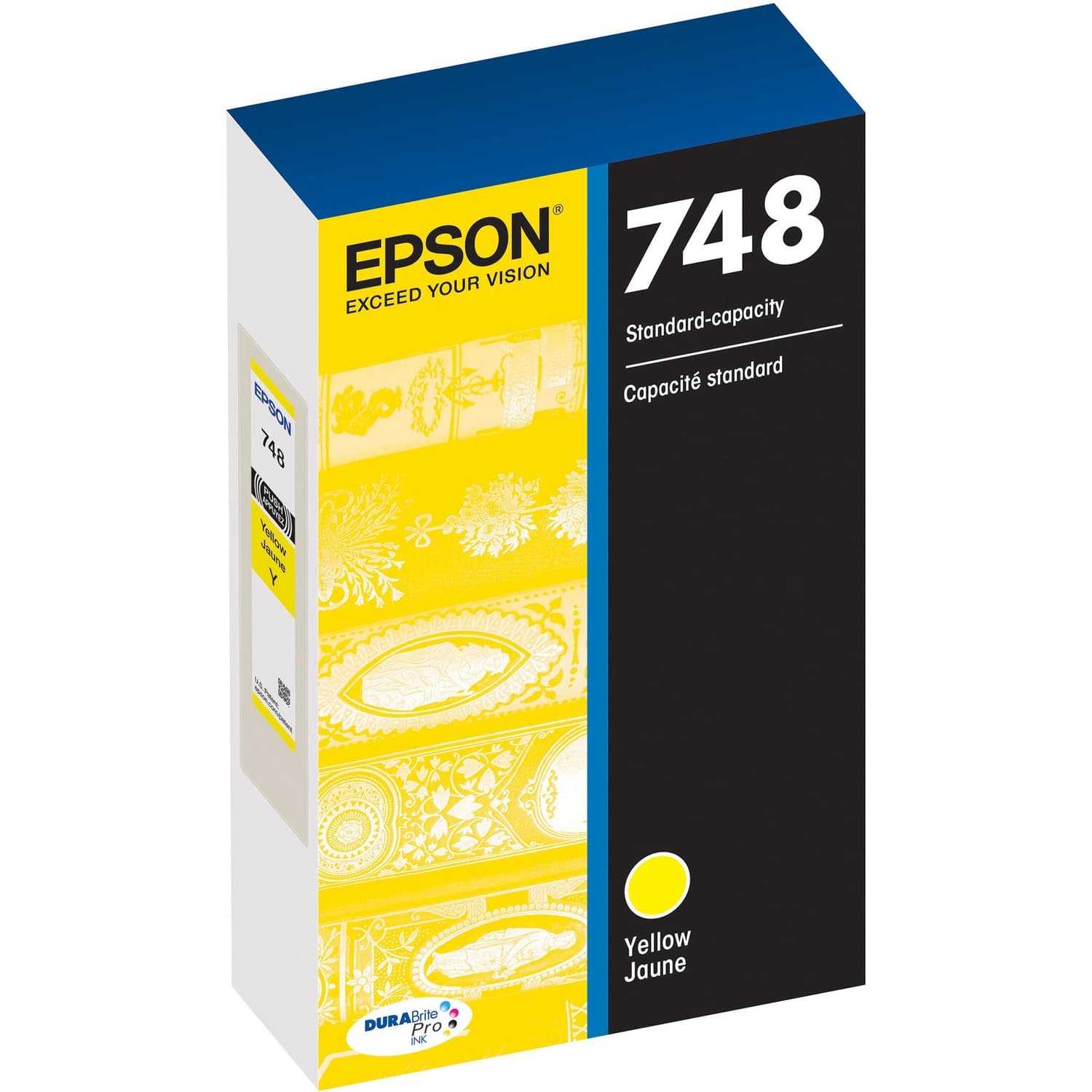 Epson DURABrite Pro 748 Original Standard Yield Inkjet Ink Cartridge - Yellow (T748420)