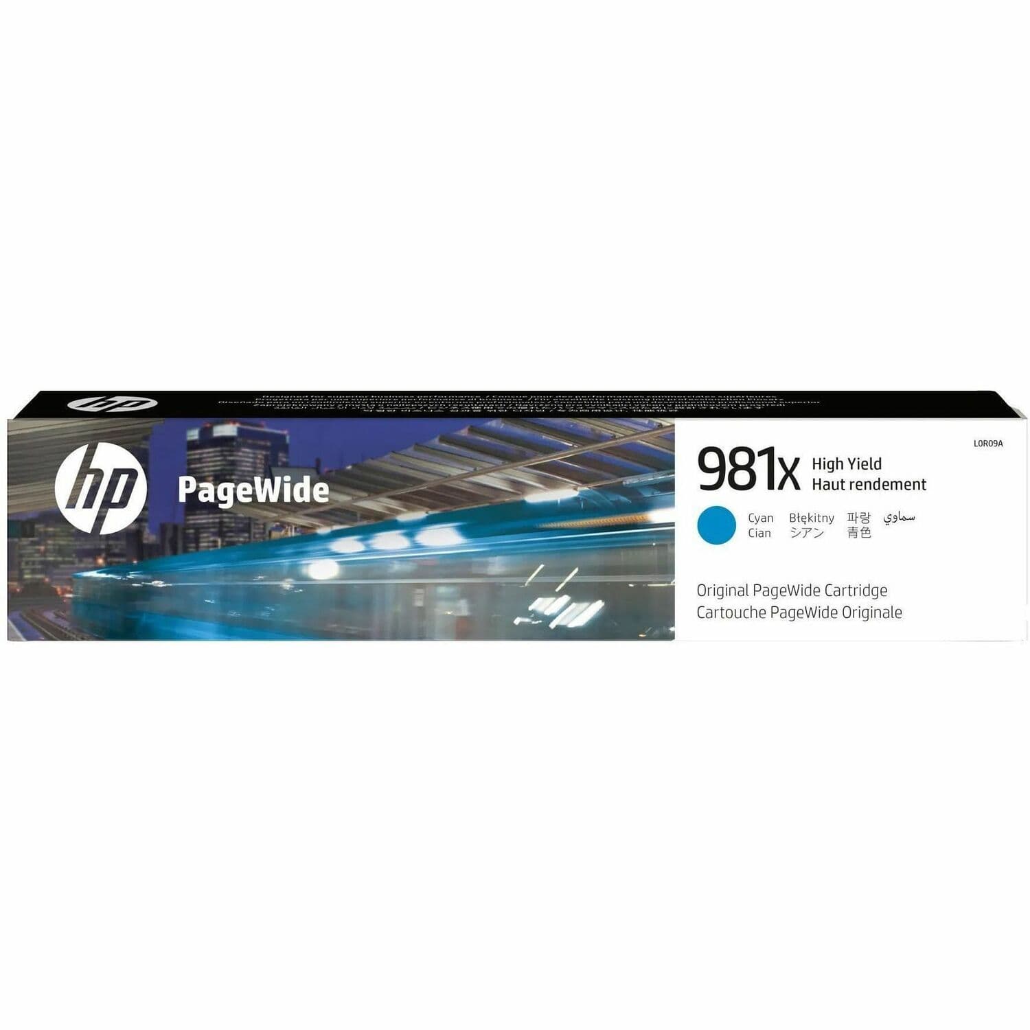 HP 981X Original High Yield Page Wide Ink Cartridge - Cyan (L0R09A)