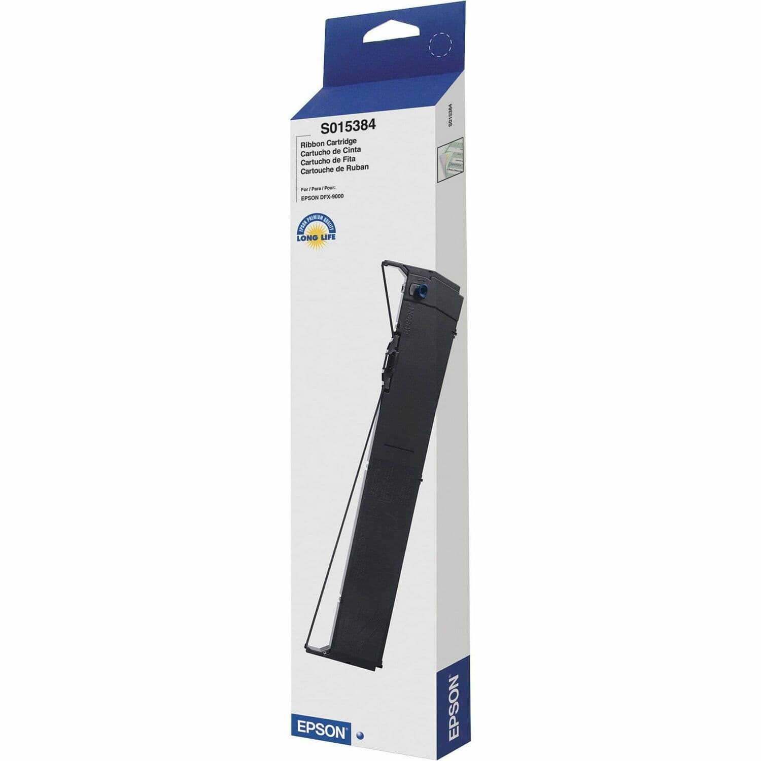 Epson S015384 Dot Matrix Ribbon Cartridge - Black