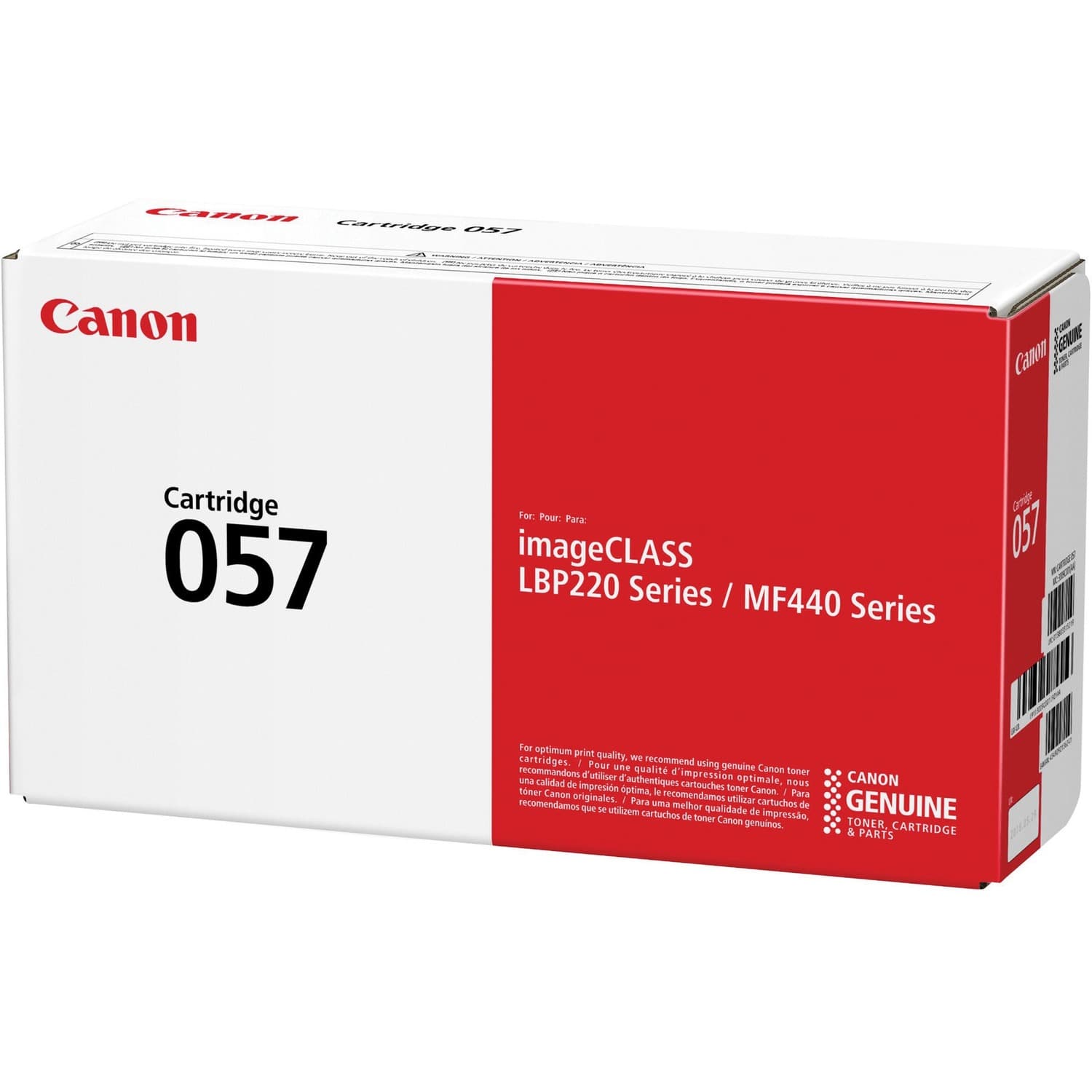 Canon 057 Original Standard Yield Laser Toner Cartridge - Black (3009C001)