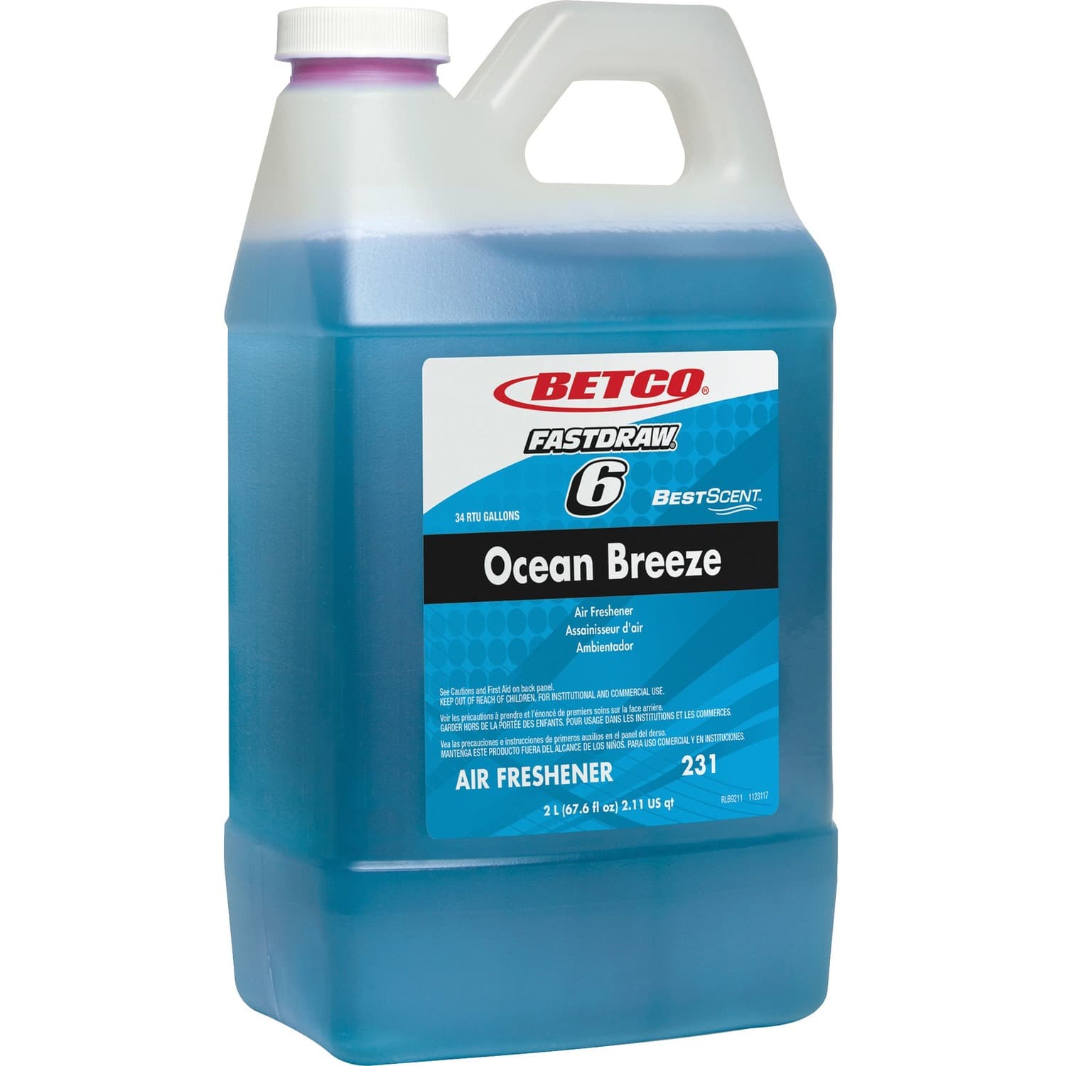 Betco Best Scent FastDraw 6 Ocean Breeze Deodorizer