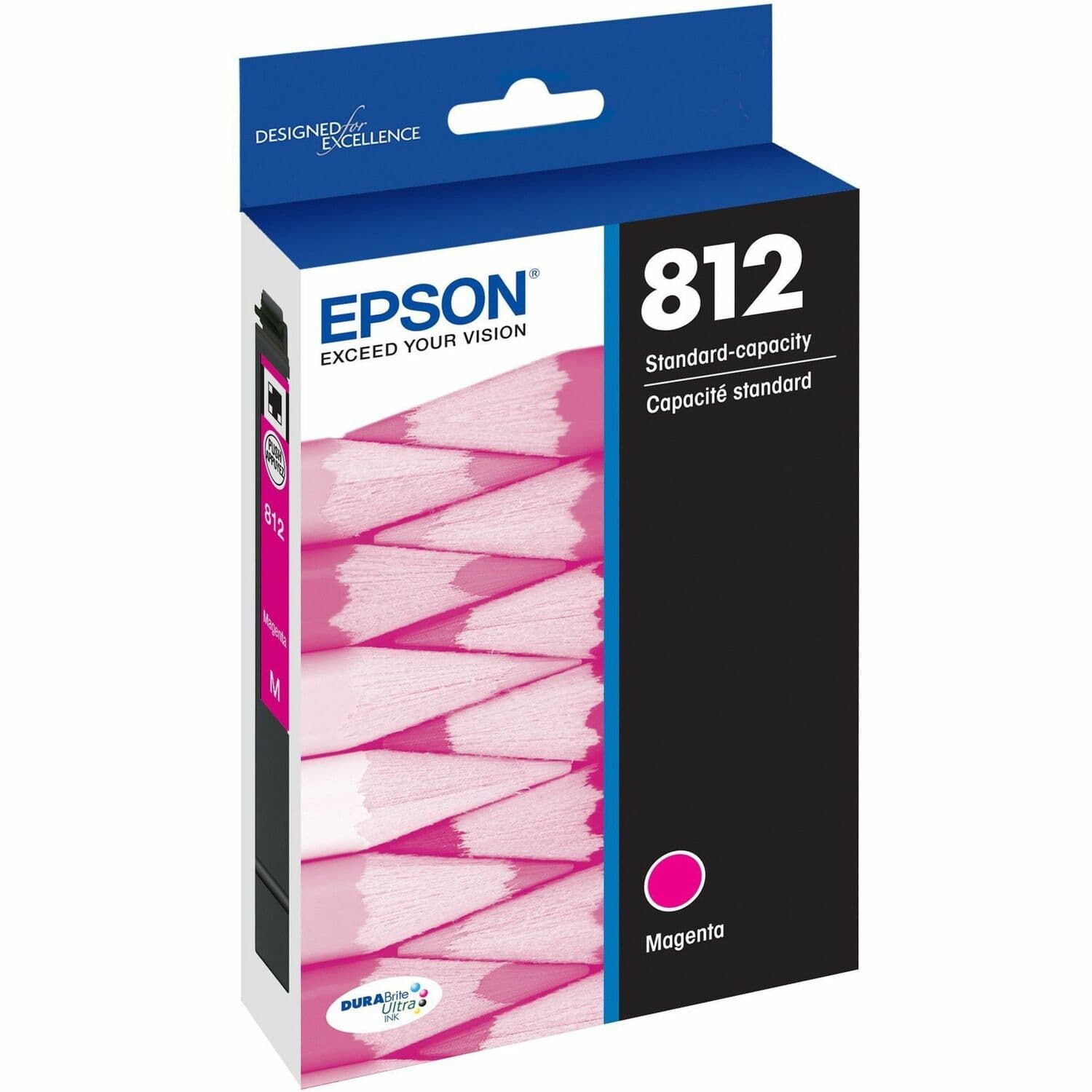 Epson DURABrite Ultra T812 Original Standard Yield Inkjet Ink Cartridge - Magenta (T812320-S)