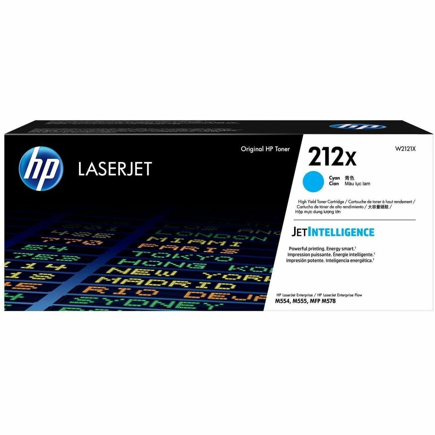 HP 212X Original High Yield Laser Toner Cartridge - Cyan (W2121X)