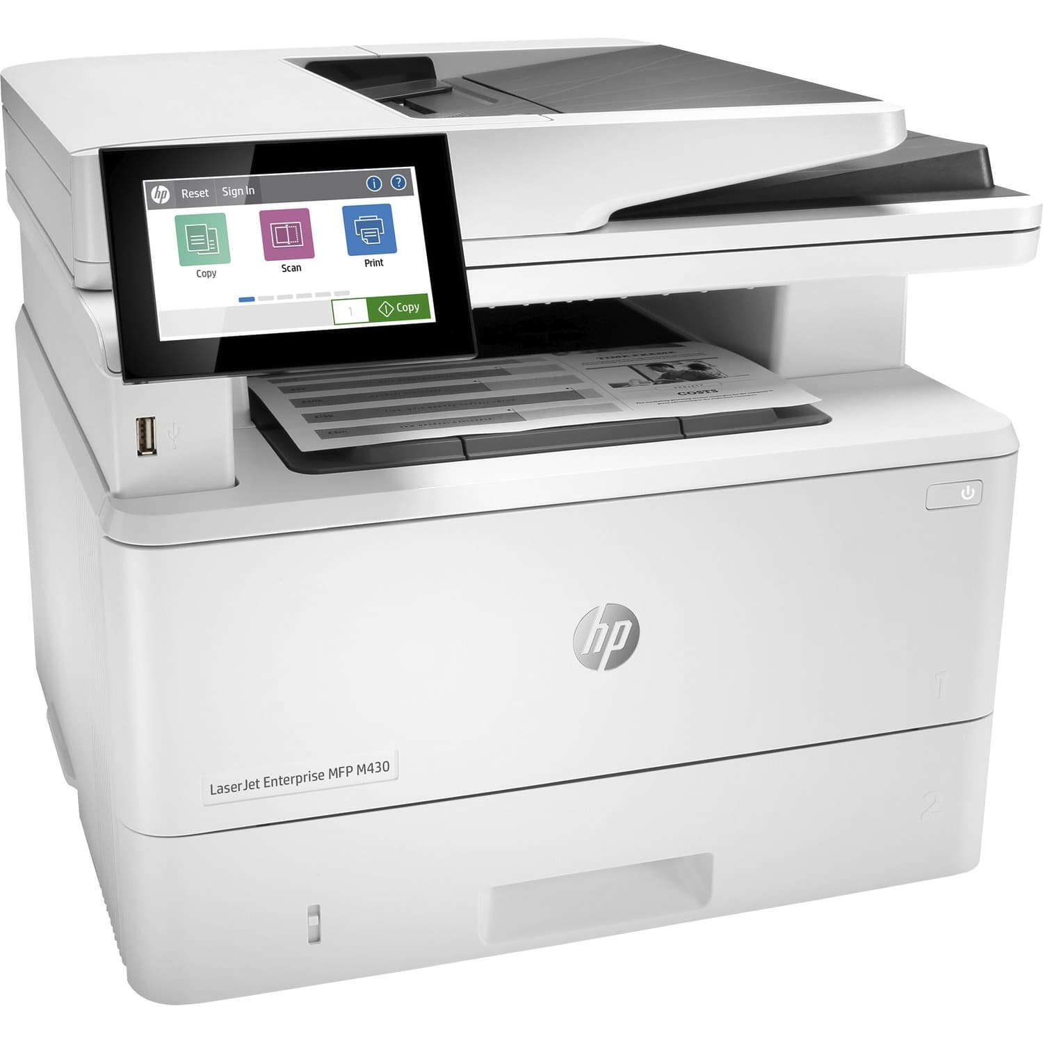 HP LaserJet Enterprise M430f Laser Multifunction Printer - Monochrome (3PZ55A)