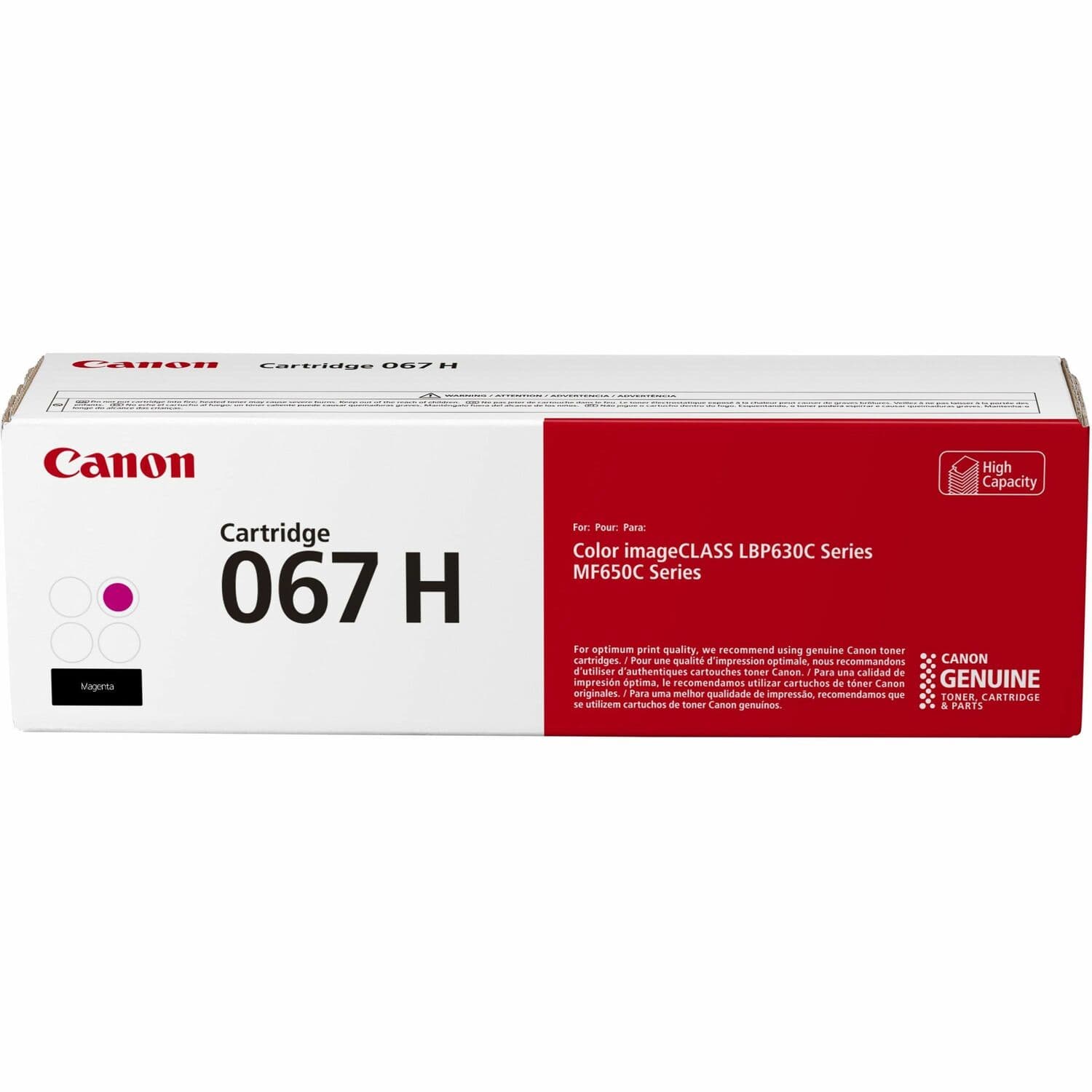 Canon 067 Original High Yield Laser Toner Cartridge - Magenta