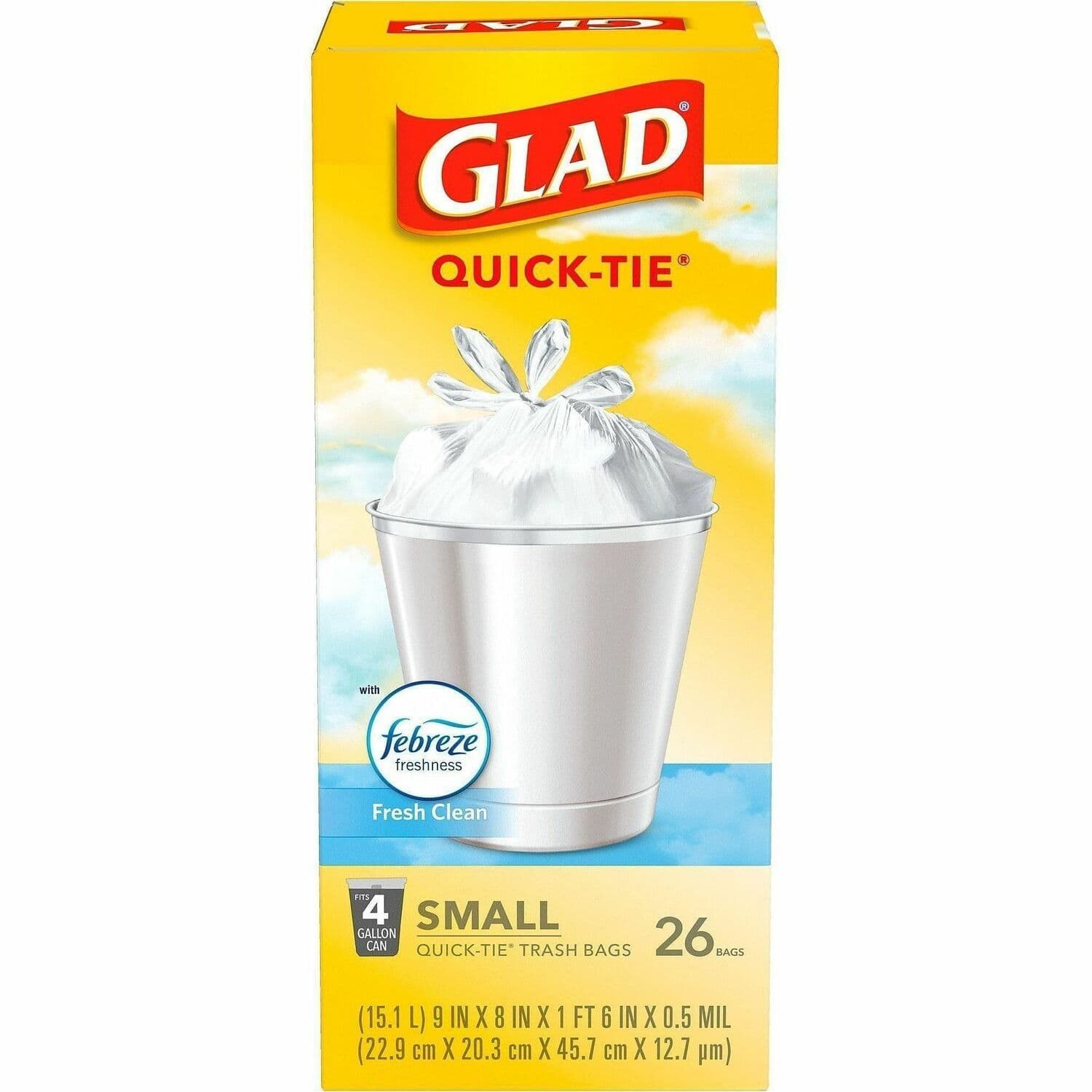 Glad OdorShield Drawstring Trash Bags