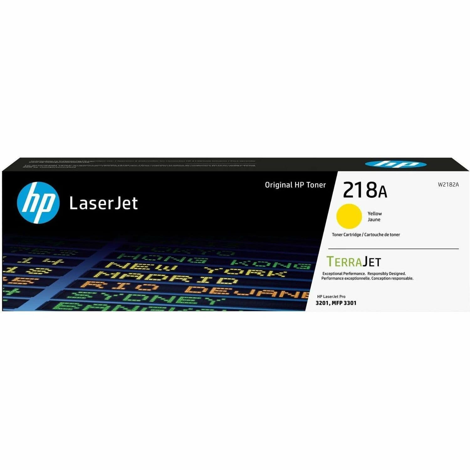 HP 218A Original Laser Toner Cartridge - Yellow (W2182A)