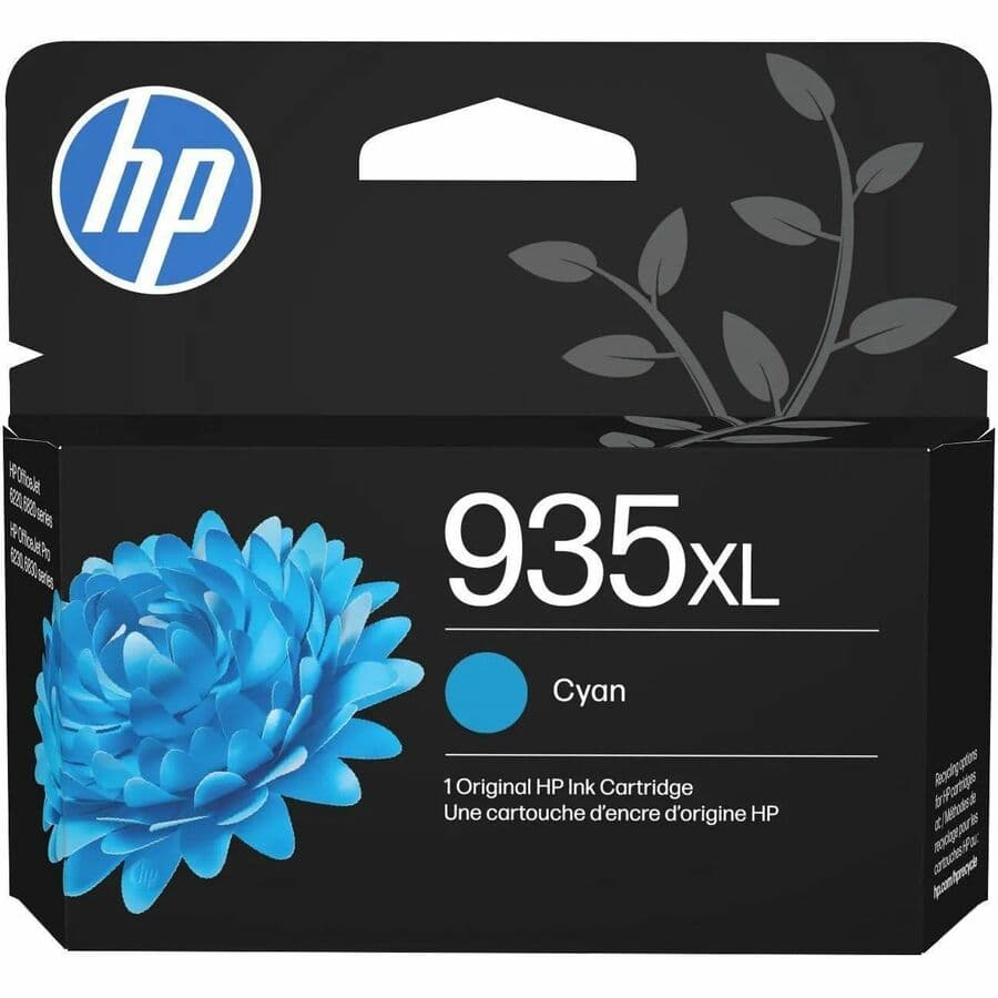 HP 935XL Original High Yield Inkjet Ink Cartridge - Cyan (C2P24AN)