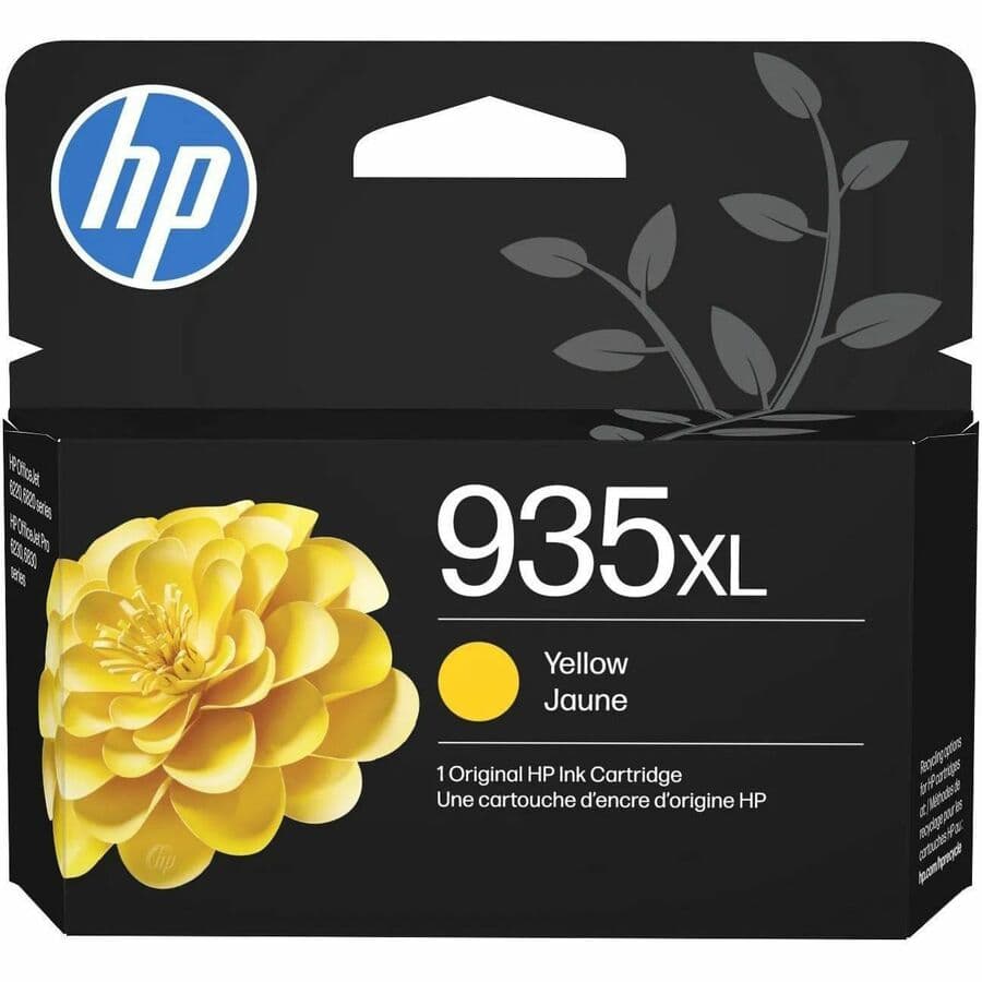 HP 935XL Original High Yield Inkjet Ink Cartridge - Yellow (C2P26AN)