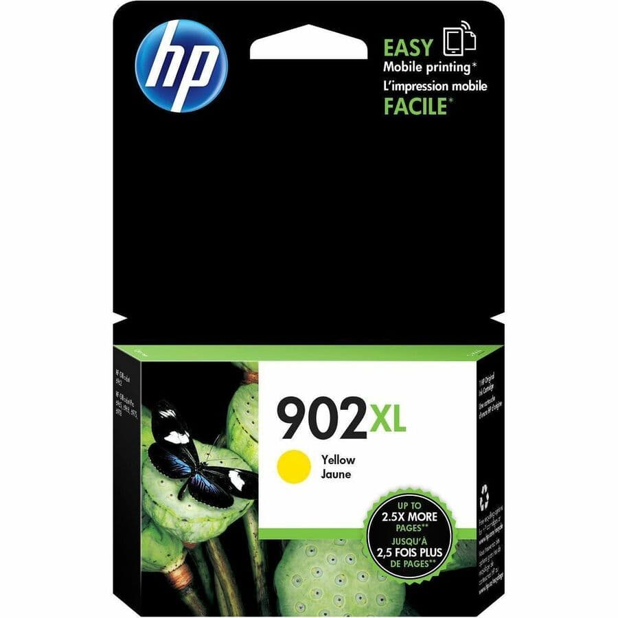 HP 902XL Original High Yield Inkjet Ink Cartridge - Yellow (T6M10AN)